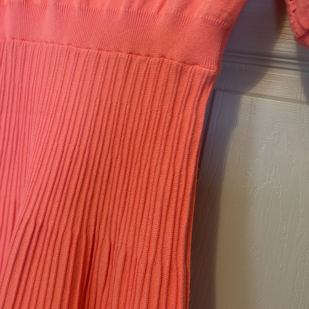 Nanette Lepore orange sweater dress - Picture 2 of 3